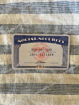 USA SSN photolook stripes textile background FRONT